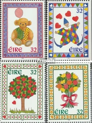Produktbild von Briefmarken Irland 1995 Mi 882-885 (kompl.Ausg.) postfrisch Grußmarken