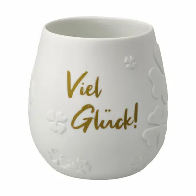 Image de Goebel Viel Glück! (Windlicht, Biskuitporzellan)