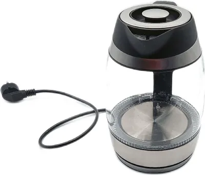 Produktbild von ForMe Glas Wasserkocher Temperaturwahl 40°C 100°C Farbwechsel LED BPA FREI Teekocher Teesieb;Warmhaltefunktion