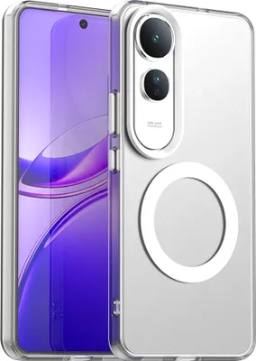 Obrázek produktu pro Magnetické pouzdro pro Vivo V50 Lite 5G, tenké matné průsvitné nárazuvzdorné pouzdro Bílý