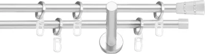 Produktbild von SN Deco - Stilgarnitur Rennes, 19 mm, 2-Lauf, chrom-matt, 100 cm