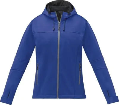Productafbeelding van Elevate - "Match" softshell jas voor dames, maat L, blauw