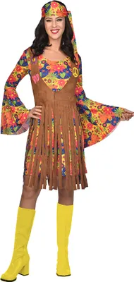 Produktbild von 70er Jahre Hippie Girl Sunny Damenkostüm