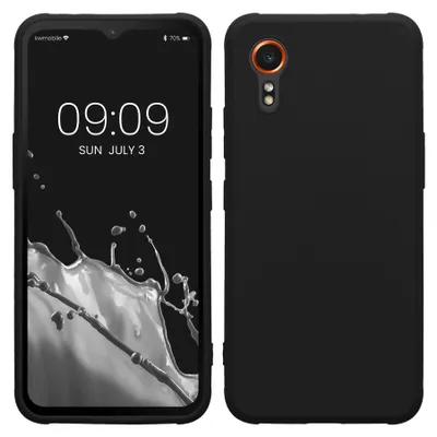 Produktbild von kwmobile Handyhülle für Samsung Galaxy Xcover7 Hülle - TPU Case - Kabelloses Laden - Schutzhülle Cover in Schwarz