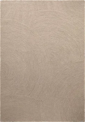 Produktbild von NYVI Teppich Eleni - Pflegeleicht, Strapazierfähig, für Innen geeignet - Wohnzimmerteppich Wollteppich - 80x200 cm Rechteckig - Hellbeige