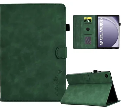 Immagine prodotto di Custodia in  (PU) verde per tablet Samsung Galaxy Tab A9 da 8,7 pollici (2023)