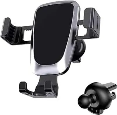 Image de Support de téléphone pour voiture, rotatif à 360°, compatible avec les grilles d'aération - Support de téléphone universel pour tableau de bord