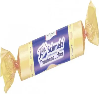 Produktbild von Soldan Tex Schmelz Traubenzucker Zitrone Rolle 33 g