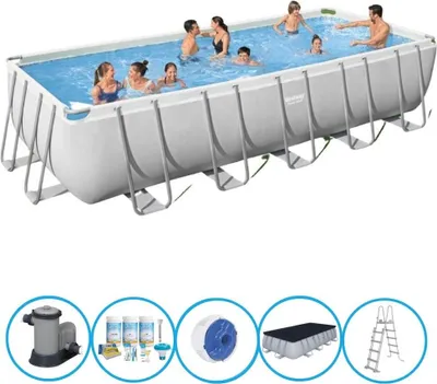 Zdjęcie produktu dla Bestway - Pool Power Steel - Pakiet basenowy - 640x274x132 cm