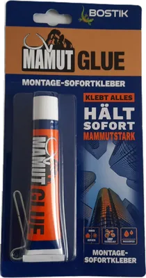 Produktbild von Bostik Mamut Glue 1K Hybrid Klebstoff 38g Tube weiß Montagekleber