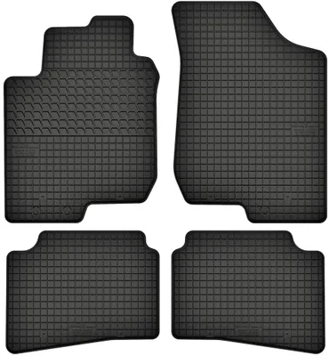 Produktbild von Gummimatten passend für  Hyundai i30 I (2007-2012) Gummi Fußmatten Satz Schwarz + Stopper