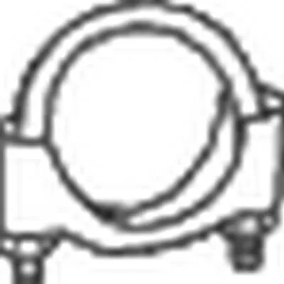 Produktbild von BOSAL Auspuffschelle 250-236 für RENAULT 4 (112) 36mm