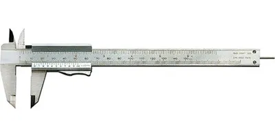 Produktbild von FORMAT Präzisions-Taschenmessschieber mit Feststellschraube 150mm, Ausführung:mit Momentfeststellung, Messbereich:150 mm