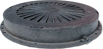 Produktbild von Varile Schachtabdeckung rund 75cm - belastbar bis 5t Farbe Schwarz