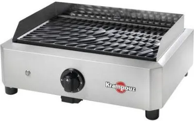 Produktbild von Krampouz GECIM1, 1700 W, Grill, Elektro, 1 Zone(n), Tisch, Edelstahl