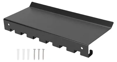 Produktbild von Schwimmender Regal-Organizer, wandmontiertes Fitnessstudio-Aufbewahrungsregal mit T-Lock-Adapterhaken für Fitness-Workout-Ausrüstung