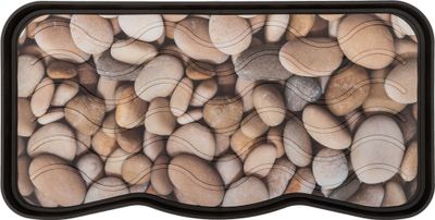 Deco Schuhablage Schuhabtropfschale Schuhtablett Schuhwanne Matte 38 x 75 cm RIVER STONE