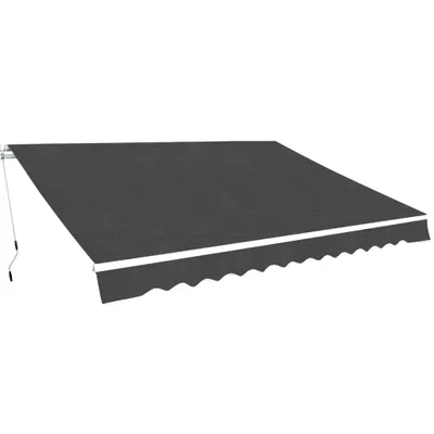 Immagine prodotto di vidaXL Gelenkarmmarkise 450 cm Anthrazit - Markisen