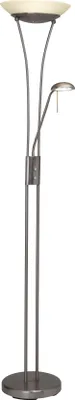 Produktbild von Brilliant Finn LED 18W/4,5W DE-FLU 2 Deckenfluter mit Lesearm; G93035/13