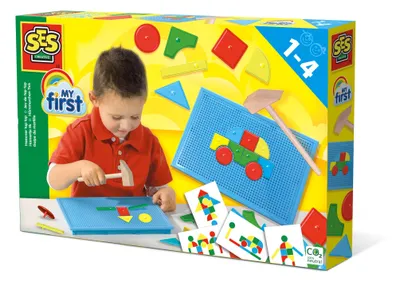 Produktbild von SES My First Mein erstes Hämmerchen Tick Holzhammer und Tafel