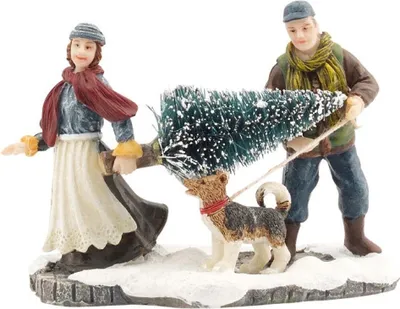 Produktbild von Weihnachtsfigur, die einen Baum trägt Luville