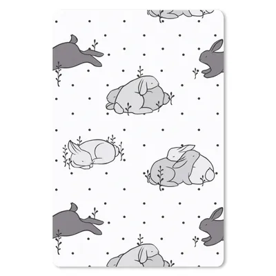 Produktbild von MuchoWow® Mauspad Mousepad Kaninchen - Tiere - Schlaf - Kinder - Verhaltensmuster 18x27 cm - Mousepads - Maus Mat - Pad - Mausunterlage
