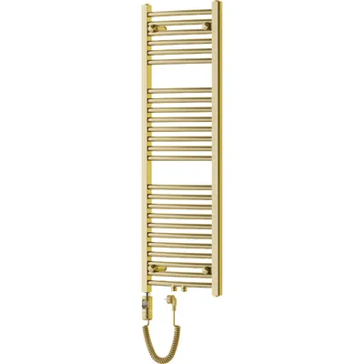 Produktbild von Mexen Ares elektrischer Heizkörper 1200 x 400 mm, 300 W, gold - W102-1200-400-2300-50