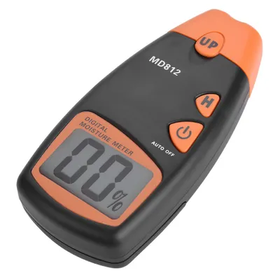 Obrázek produktu pro MD812 Digitální LCD 2/4 pinový měřič vlhkosti dřeva Tester Detektor vlhkosti dřeva Hygrometr