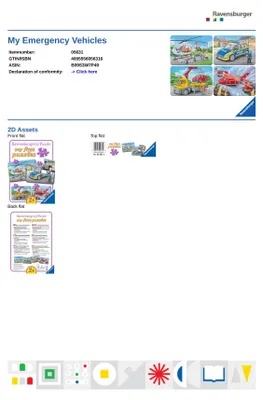Produktbild von Meine Einsatzfahrzeuge Ravensburger 05631