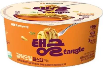 Produktbild von Samyang Tangle Instant Pasta Knoblauchöl bowl 105g