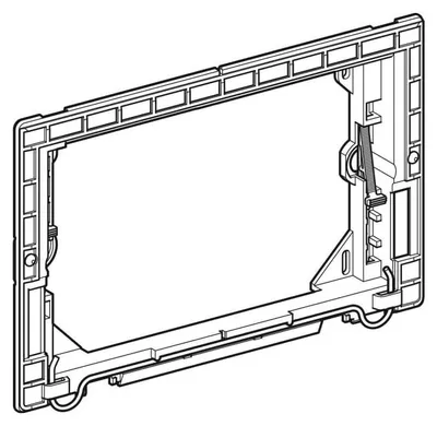 Produktbild von Geberit 242617001 Sigma80 Bef.-Rahmen