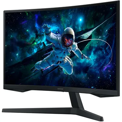 Produktbild von Samsung Odyssey G55C Curved Gaming Monitor, 27 Zoll WQHD 165Hz