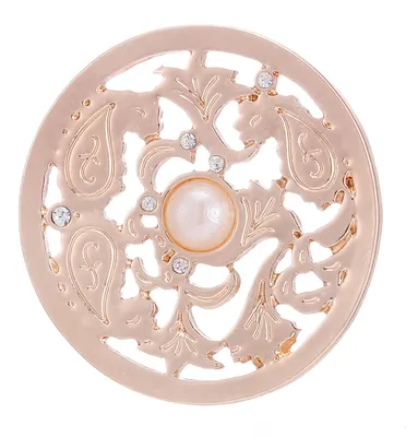 Produktbild von Morella® Damen Coin Windornament roségold 33 mm