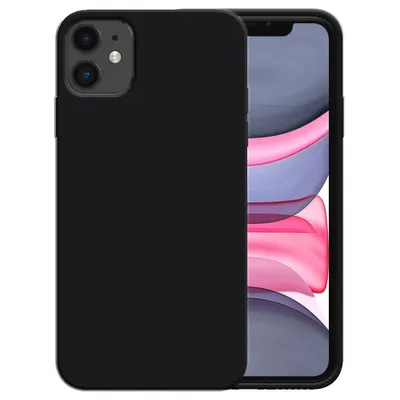 Immagine prodotto di Smartphonica Custodia in silicone per iPhone 11 con interno morbido - Nero