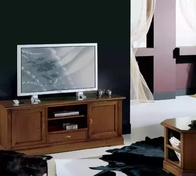 Produktbild von tv Ständer rtv Sideboard Tisch Holz Wohnzimmer Braun Möbel Fernseh