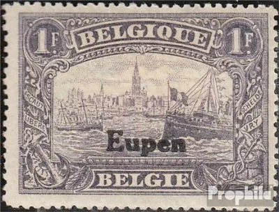 Produktbild von Briefmarken Belgische Post Eupen 1920 Mi 11A mit Falz Albert I.