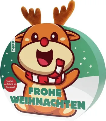 Produktbild von Bastelbox Weihnachten. Mit Anleitungen, Bastelmaterial und Mitmachbuch