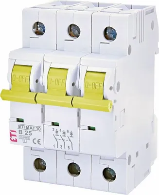 Image de Disjoncteur ETI P10 B25/3 10 kA ETIMAT