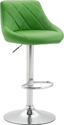 Produktbild von Barhocker Lazio Kunstleder chrom grün