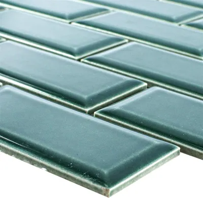 Produktbild von Keramik Mosaik Fliesen StPauls Metro Facette Grün