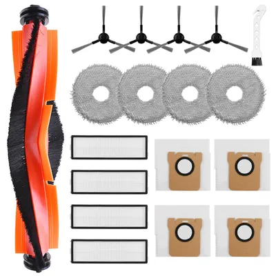 Produktbild von VERCO Ersatzteile für Xiaomi X20 Pro und X20 Max Zubehör Ersatz Bürsten Set HEPA Filter Staub Beutel Wisch Mopp Seitenbürste