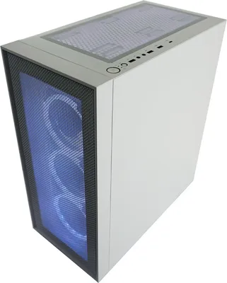 Produktbild von LC-Power Gaming 802W, Midi Tower, PC, Weiß, ATX, micro ATX, Mini-ITX, Metall, Kunststoff, Gehärtetes Glas, Multi