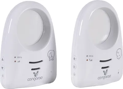 Obrázok produktu pre Detská pestúnka Cangaroo Harmony, nočné svetlo, obojsmerná komunikácia, ovládanie hlasitosti biela