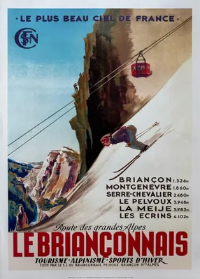 Immagine prodotto di Le Briançonnais - 50x70 cm Poster