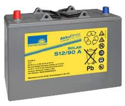 Productafbeelding van Sonnenschein Solar S12/90 A, accu, loodzuur, 12 volt, 90 Ah