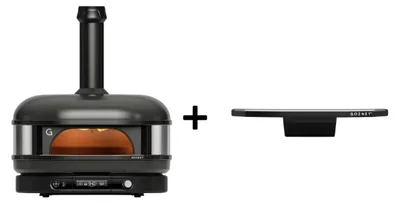 Produktbild von Gozney Set Dome Gen2 Pizzaofen + Frontablage Off Black
