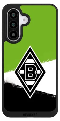 Produktbild von NIVOCASE Handyhülle für Samsung Galaxy A56 5G Hülle NIVOpure Case Schwarz Borussia Mönchengladbach Offizielles Lizenzprodukt BMG