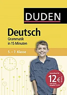 Produktbild von Deutsch in 15 Minuten - Grammatik 5.-7. Klasse