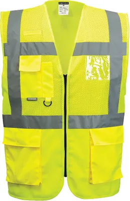 Image de Portwest C496 MADRID MESH AIR EXEKUTIV WESTE Jaune Gr. XS
