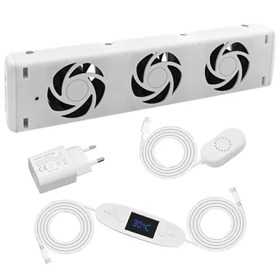 Produktbild von Smart Heizkörper Ventilator 3.0 – Heizgebläse mit Wärmesensor, langlebiger Heizverstärker für Heizkörper und Unterheizungen